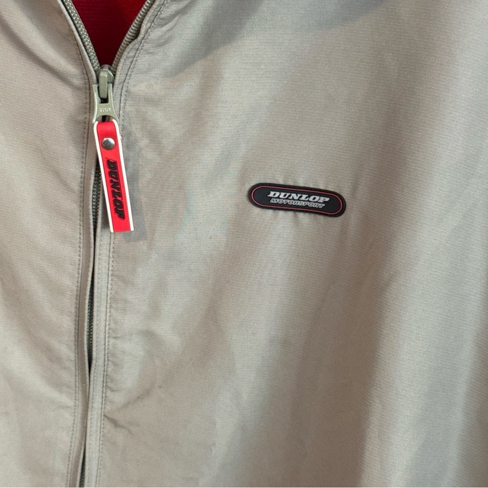 Tan Performance Jacket With Red Lining - image 2